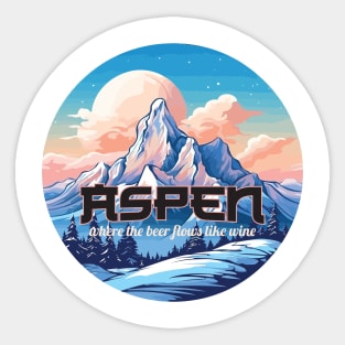 Aspen Vintage Sticker